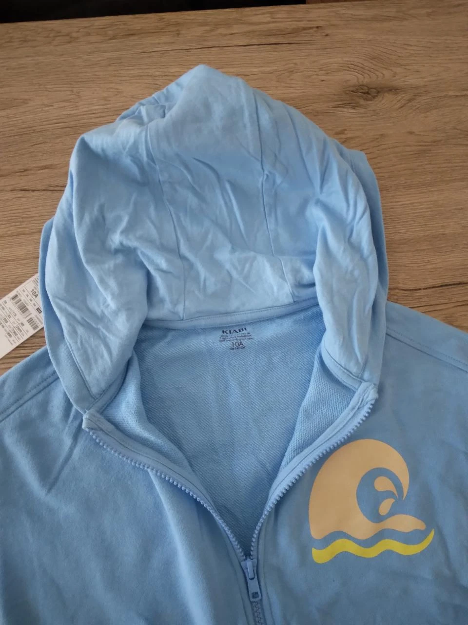 Hooded zip-up sweatshirt 10 years old new – photo 7